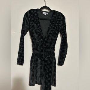 Black Velvet Metallic I.am.Gia tiger mist collab dress